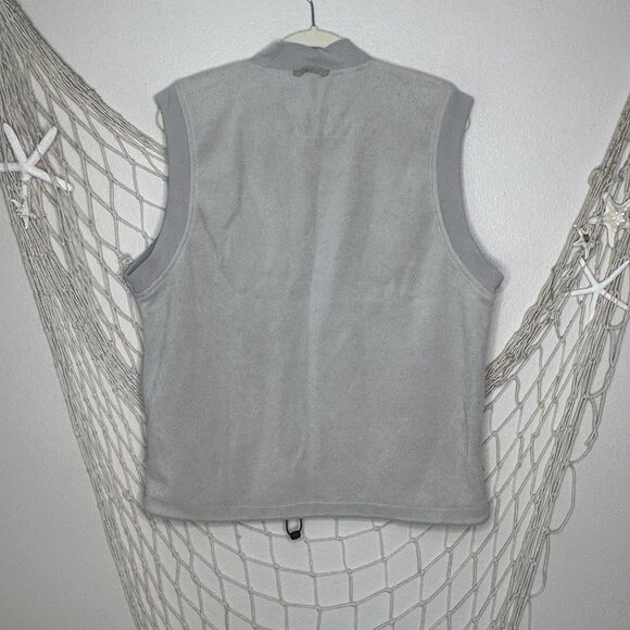 COLUMBIA SPORTSWEAR COMPANY Beige Fleece Full Zip Vest L - Picture 5 of 7